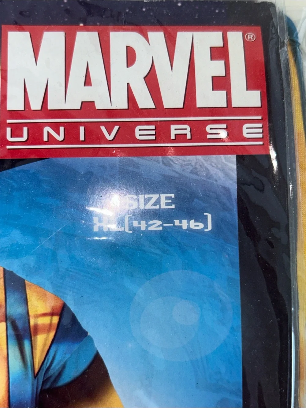 Marvel Wolverine Costume - Yellow, Black & Blue Boys XL NWT